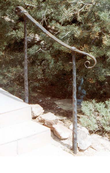 Rock Path Railing 1